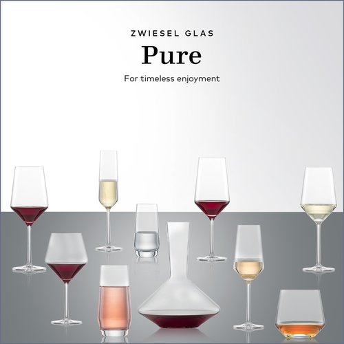 ZWIESEL GLAS Pure Longdrink Glass (Set of 6), Bar Glasses for Long Drinks, Dishwasher-Safe Tritan Crystal Glasses, Made in Germany (18 Ounce)