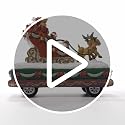 Precious Moments Santa is Coming Resin Figurine - Hand-Painted Christmas Decoration, 5.5 in