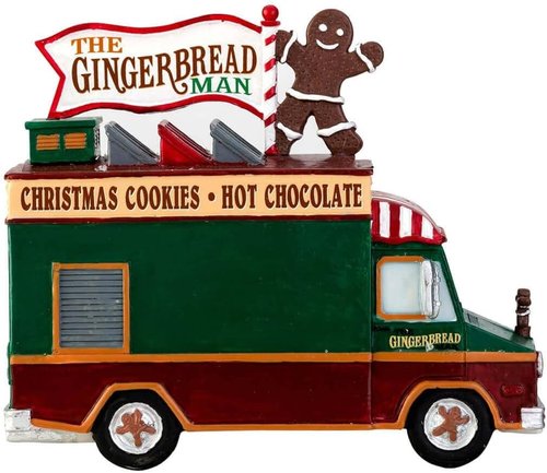 Lemax - Gingerbread Man Figurines Set of 3 | Festive Holiday Decor
