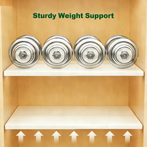SOFRON Expandable Closet Shelves Organizers, Adjustable Shelf for Cabinet Rack Storage Wardrobe Divider Shelving for Closets Pantry Cupboard Kitchen Large 1 Pack