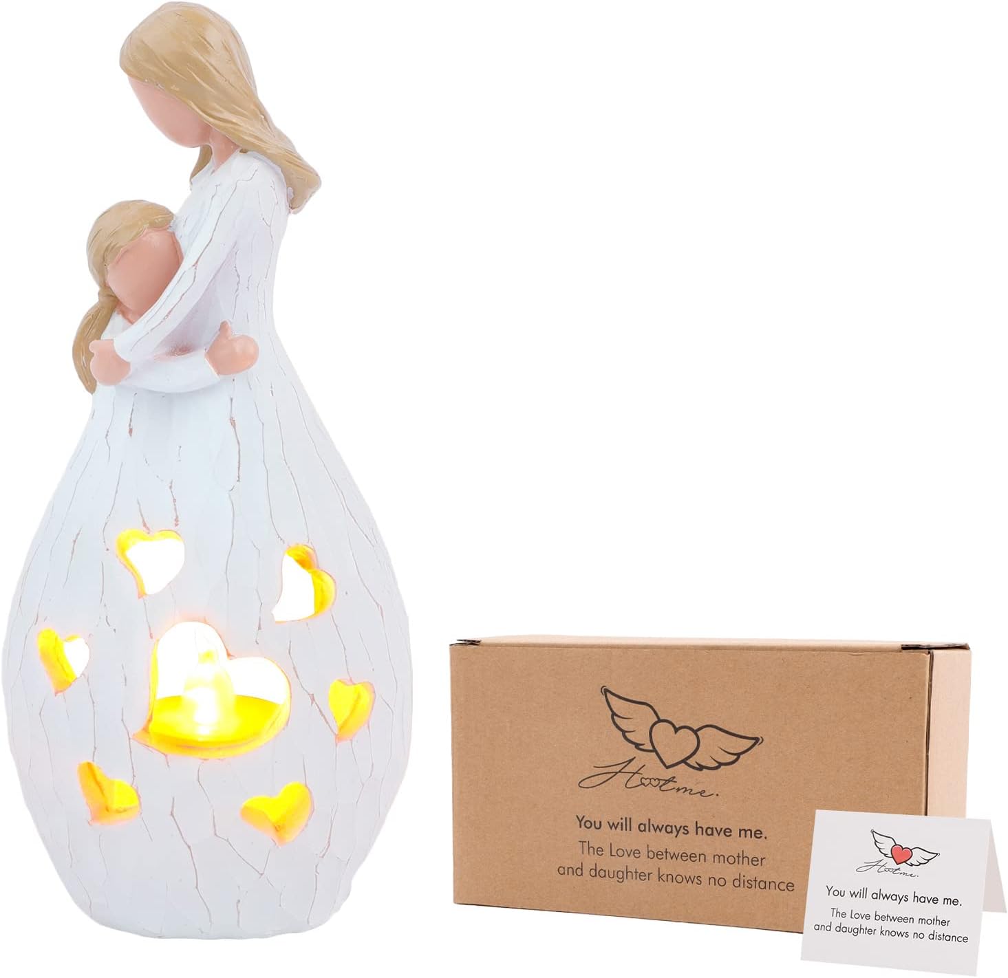Skiennix Candle Holder Statue - Elegant Flickering LED Candle Gift for Mom | Perfect for Birthdays & Mother's Day