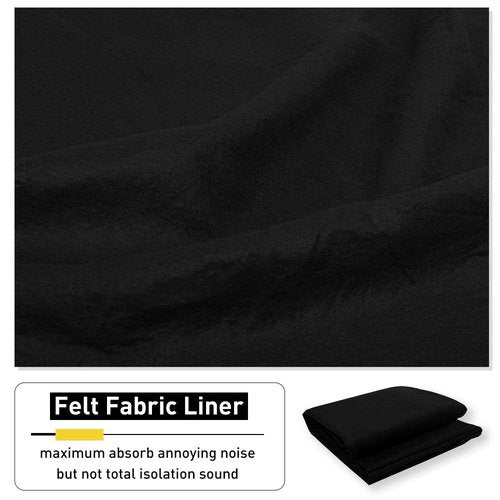 NICETOWN Sound Blocking White 100% Blackout Lined Curtains, 3 Thick Layers Completely Blackout Noise Control Window Treatment Insulated Drapes for Bedroom (1 Pair, 42 Width x 63 Length Each Panel)