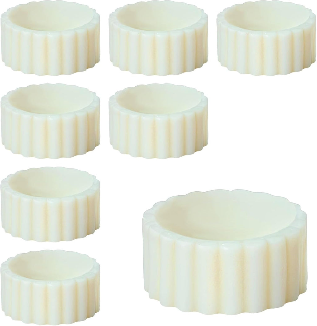 Skiennix Silicone Taper Candle Hugger Grips - 8PCS Candle Holders for Weddings & Home Decor