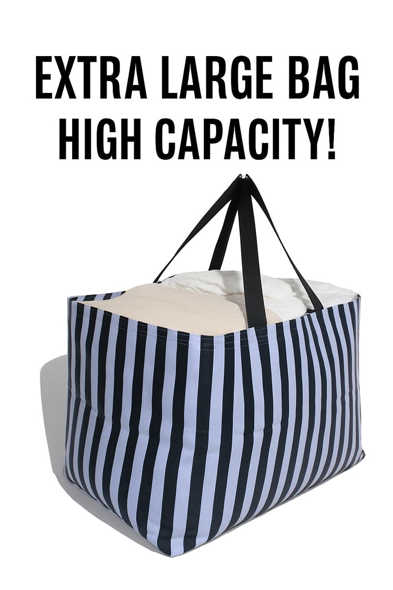 Reusbale shopping bags, extra large and heavy duty - 4 pcs