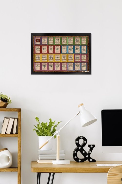 How To Train Your Dragon (2025) - Cards Wall Poster, 22.4L" x 14.7W", Black Framed Version