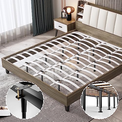 Adjustable Bed Frame Support Legs - 13.8 to 23.6 Inch Heavy Duty Metal Kit