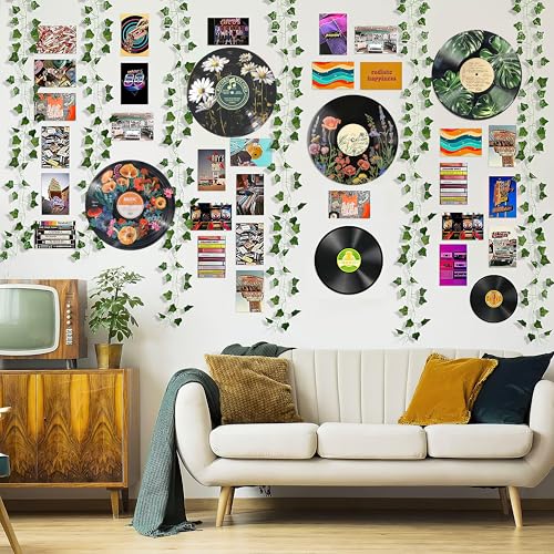 HK Studio Hippie Botanical Wall Art Posters 4pcs 12"