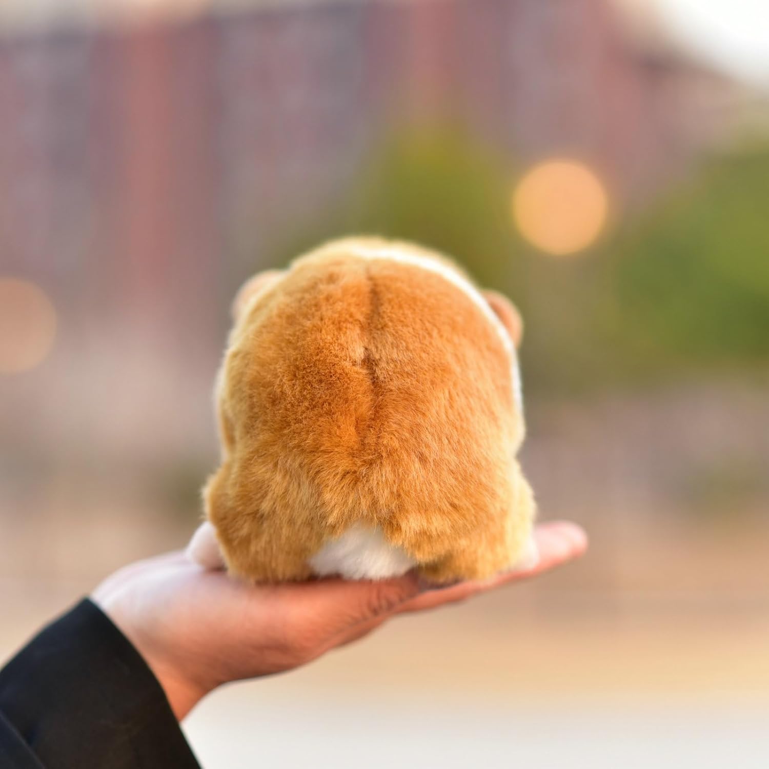 Skiennix Realistic Hamster Plush Toy - Squeezable Guinea Pig Doll for Kids | Soft & Cuddly