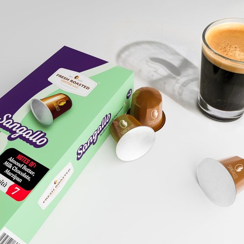 Fresh Roasted Coffee Espresso Pods - Italian Craft Espresso Variety for Nespresso OriginalLine | 120 Recyclable Capsules