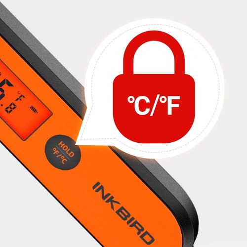 Inkbird Instant Read Meat Thermometer - Waterproof Digital Food Thermometer with Calibration & Backlight | Perfect for Cooking, Grilling, and Smoking