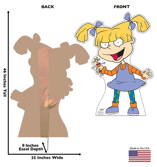 Cardboard People Angelica Life Size Cardboard Cutout Standup - Rugrats (Nickelodeon TV Series)