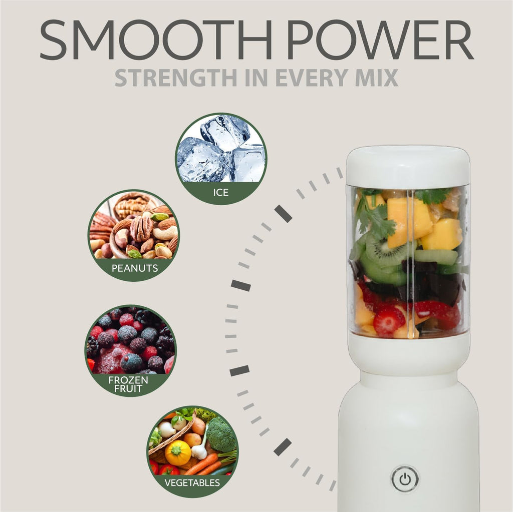 WILLOW Eco Series Warrior Blender - Compact Personal Smoothie Maker with 600W Power & 30oz Cup