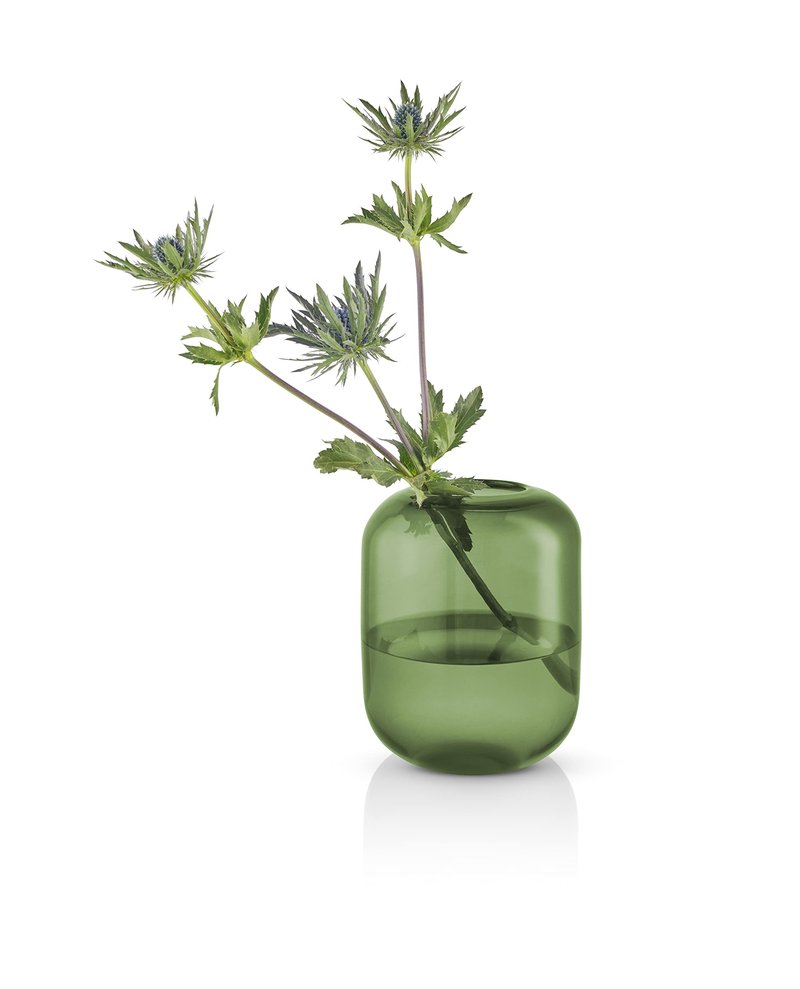EVA SOLO | Acorn Vase 6.5" | Decorative Glass Vase in a Simple and Organic Shape | Pine