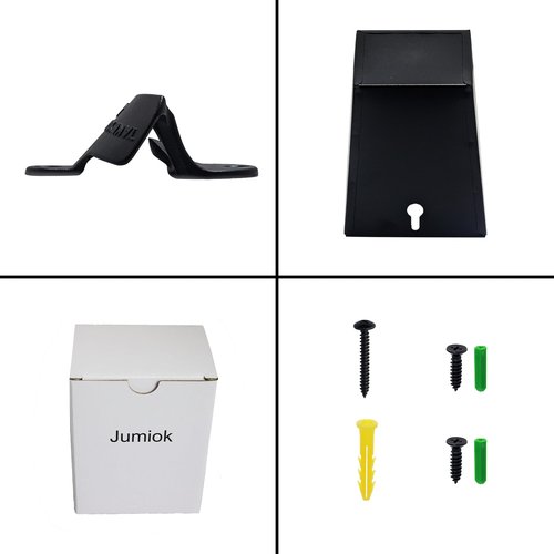 Jumiok Black Beer Opener Wall Mounted Take Your Bottle Top Off Bottle Opener with Cap Catcher Gifts