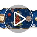 Artoid Mode Snowman Winter Table Runner 13x72 Inch Blue Home Decor