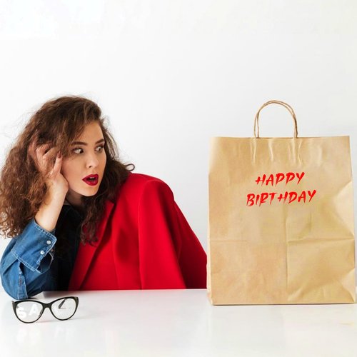 KALIONE Kraft Paper Bags, 25 Count 14" L x 10" W x 15.75" H Ultra Wide Large Paper Gift Bag with Handles, Large Brown Kraft Paper Bag for Takeouts, Shopping, Baby Shower, Food Packing, Gifts