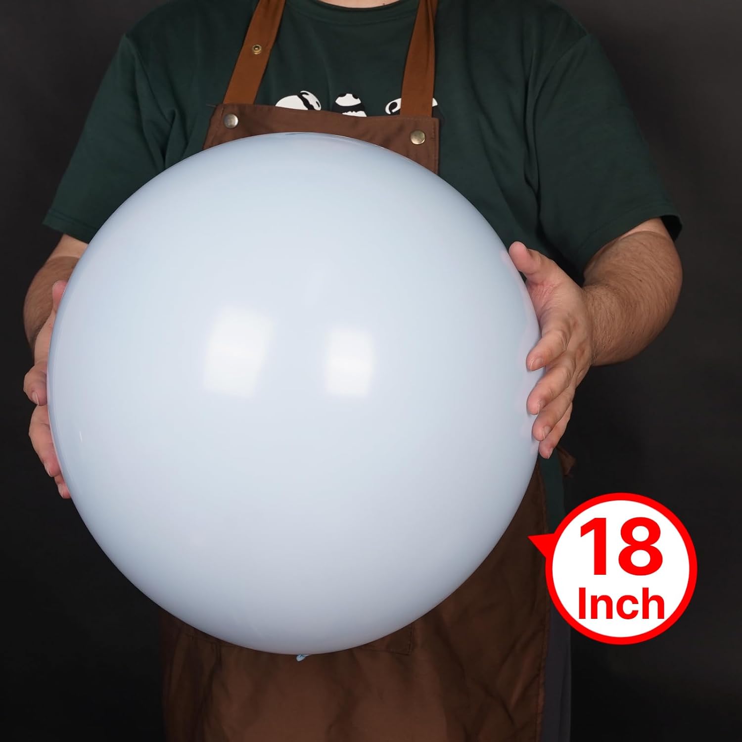 PartyWoo Pastel Balloons - 20pcs 18 Inch Rainbow Latex Balloons for Baby Showers & Celebrations