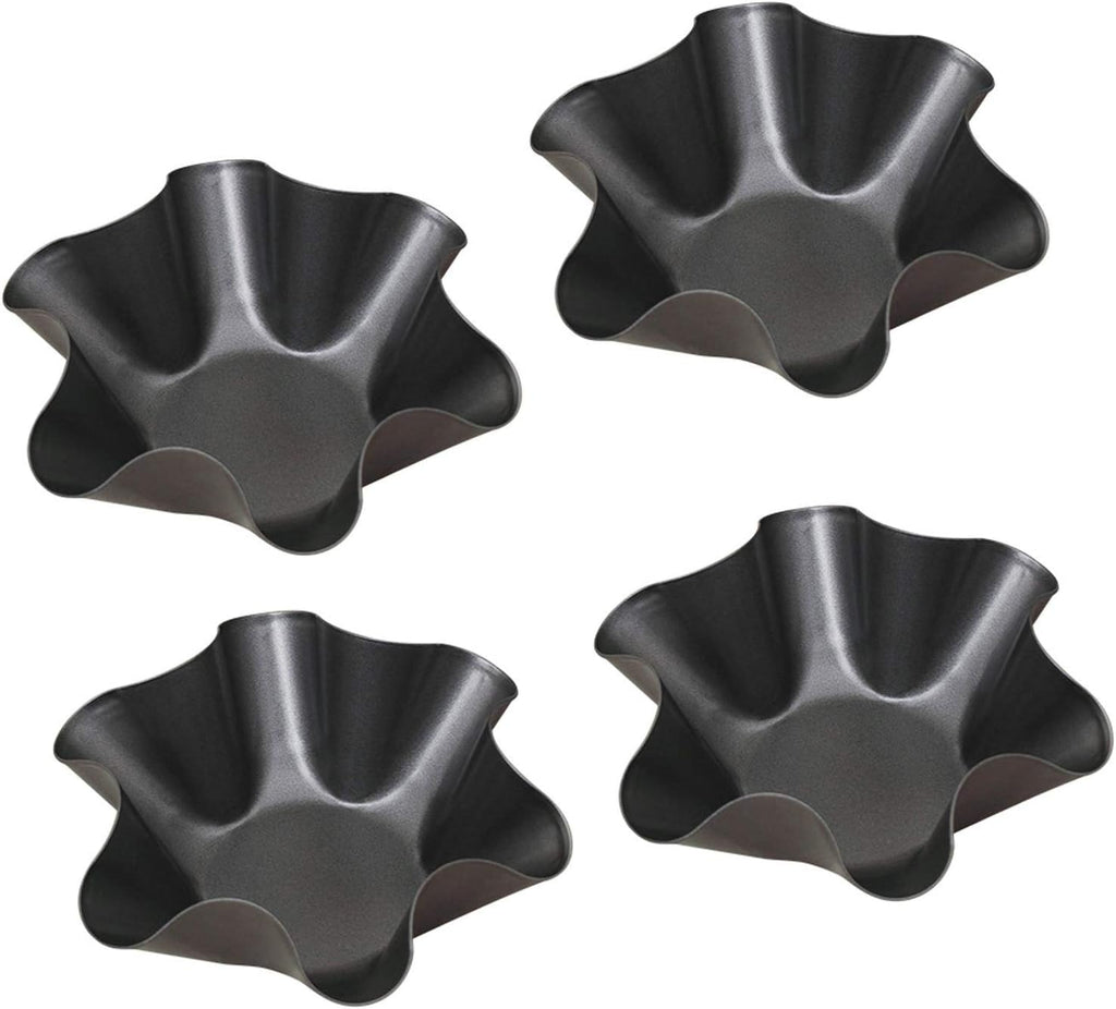 Skiennix Tortilla Maker Set - 4 Nonstick Taco Shell Molds for Easy Baking | Kitchen Essentials