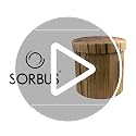 Sorbus Tree Stump Storage Ottoman Footrest - 15 Inch Brown Log Stool (1 Pack)