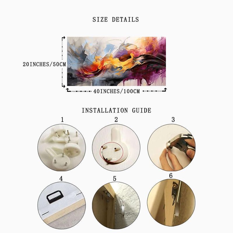 BYXART Music Canvas Wall Art Drum Set Prints Artwork Paintings For Living Room Gift for Lover Studio Abstract Decor for Bedroom Bathroom Home Office Décoration 40L x 20W