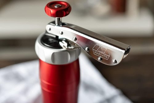 Marcato Biscuit Maker, Anodized Aluminum red