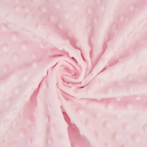 American Baby Company Heavenly Soft Chenille Security Blanket - 14" x 14", Minky Dot & Satin, Pink for All Kids
