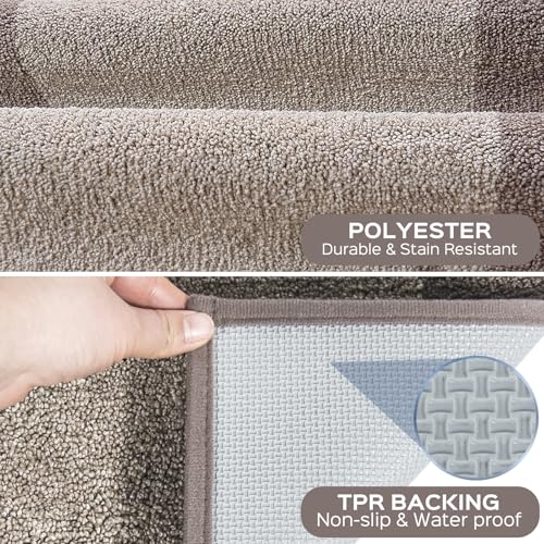 Non-Slip Kitchen Rug 24" x 36" - Absorbent Machine Washable Floor Mat