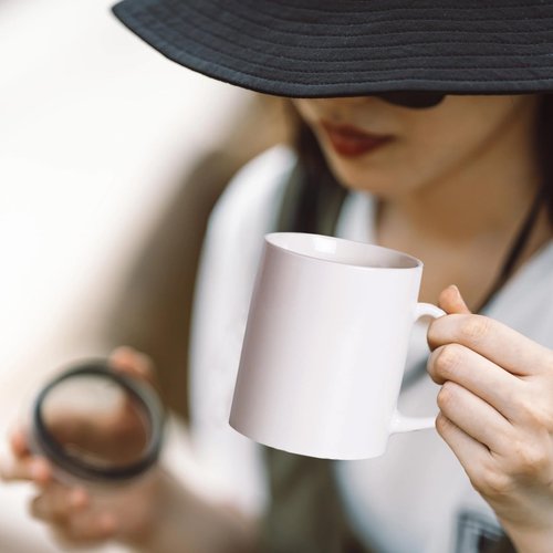 CRUMANCY 36pcs Sublimation Mugs, 11oz White Coffee Cup Set, Ceramic Coffee Mug, with Foam Box, Machine Washable, White Ceramic Cups Bulk Mugs for Tea Latte Hot Cocoa