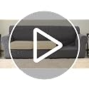 Stretch Couch Cushion Covers - 3-Piece Jacquard Sofa Seat Slipcover Set