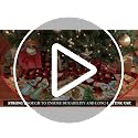 AVOIN colorlife Buffalo Plaid Christmas Tree Skirt 36 Inch Red & Black Winter Holiday Decor