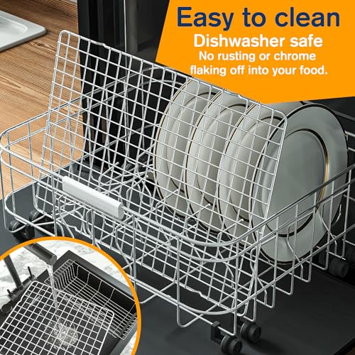 Stainless Steel Cooling Racks for Baking & Roasting, 10" x 15" (Set of 2)