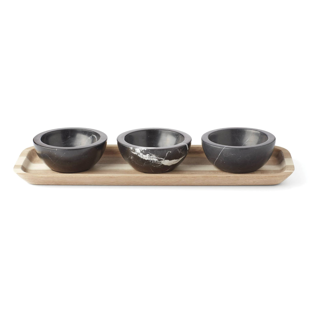 Lenox 895306 Lx Collective Tray With 3 Dip Bowls