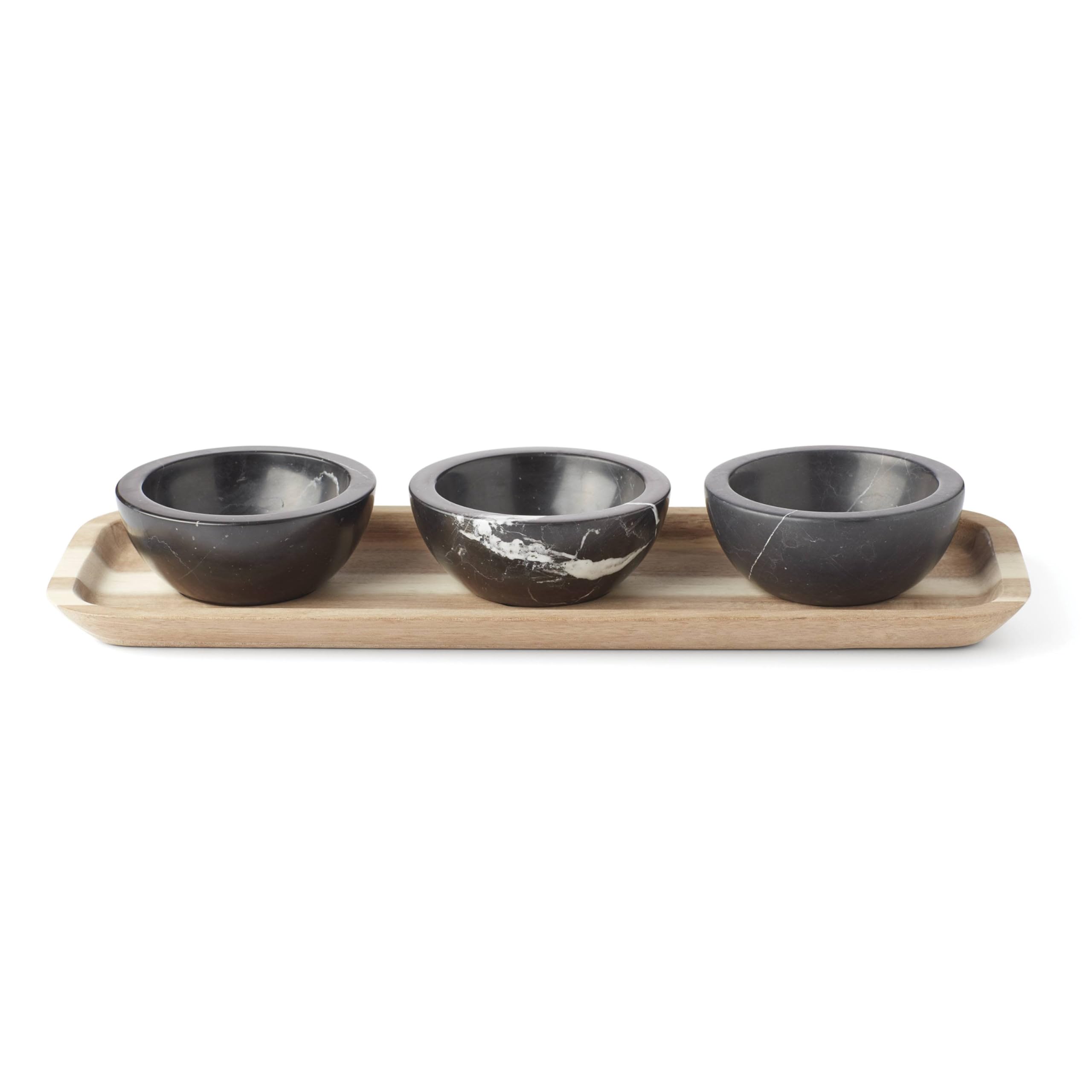 Lenox 895306 Lx Collective Tray With 3 Dip Bowls