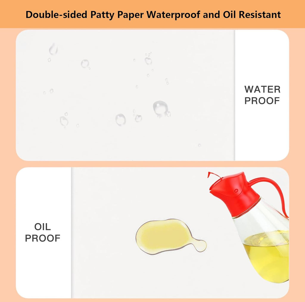 Unbleached Parchment Paper by [Brand Name] - 100 Pcs 6" x 6" Non-Stick Sheets for Baking & Wrapping