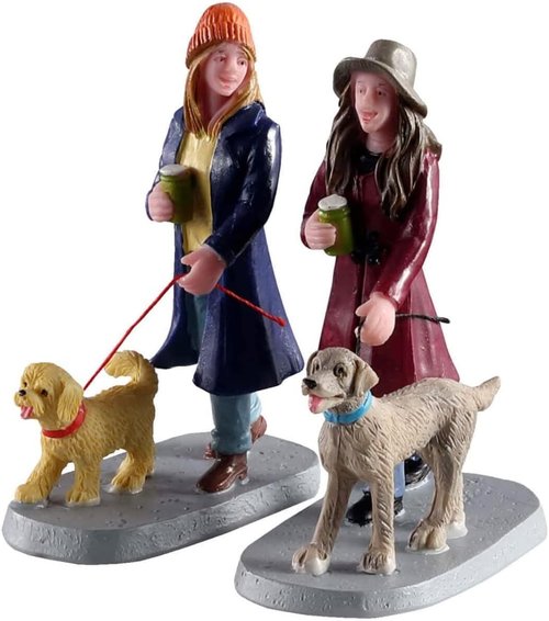 Lemax Village Collection Multi-Tasking Decor | Set of 2 Charming Figurines