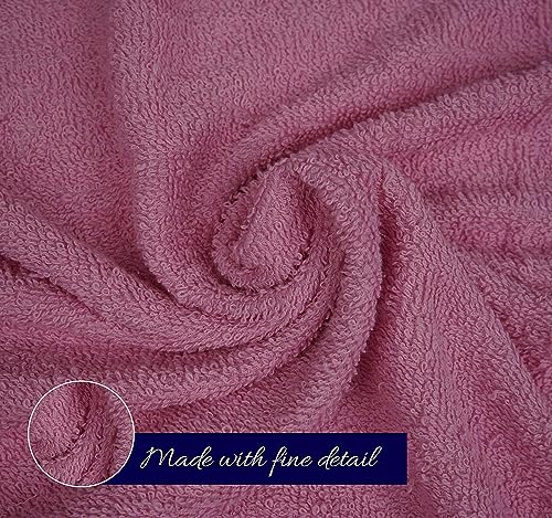 7-Pack Ultra Soft Cotton Bath Towels, 30" x 54" Large Absorbent Towel Set