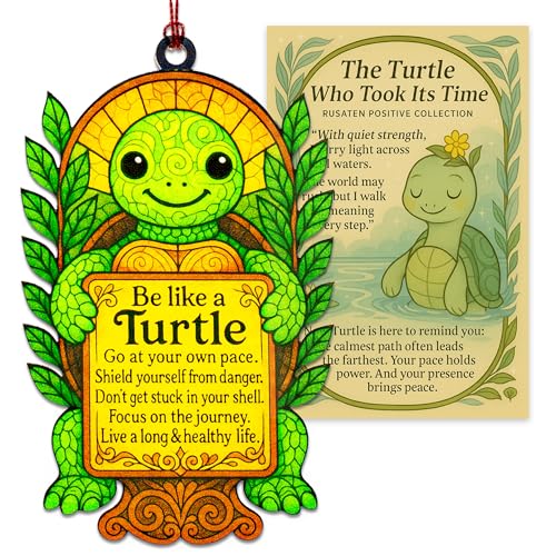 KINGDUHU Positiveturtle Travel Airplane Christmas Ornament - Gift for Travelers