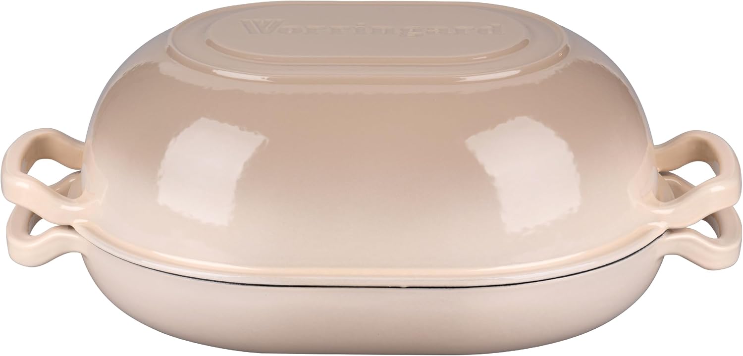 VORRINGARD Enameled Cast Iron Dutch Oven - 5QT Sourdough Bread Pan with Lid | Ideal for Homemade Baking