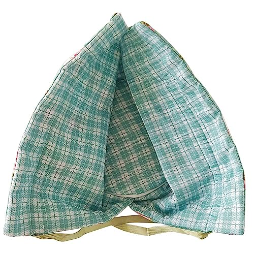 Insulated Tea Cozy Set, Green Floral Cotton Teapot Cover Warmer