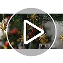Syhood 12 Pcs Gold Bethlehem Star Ornaments for Christmas Tree - Gold, 3.14 x 2.04 in