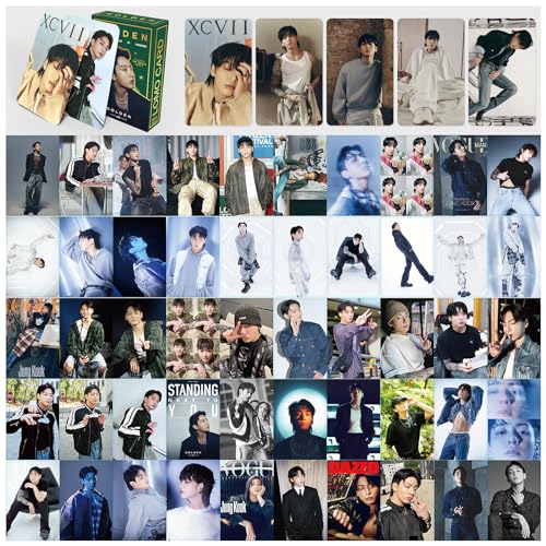 55 Pcs Jungkook Photo Card Set - Ultra-Clear Lomo Collection