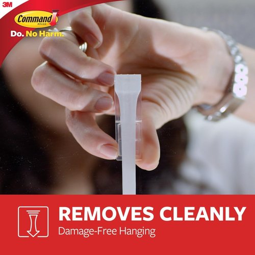 Command Clothes Hanger - Holds Up to 7.5 lbs | Fits 3 Plastic or 7 Metal Hangers - Ideal for Laundry Room & Closet Storage