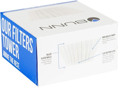 BUNN 8-12 Cup Coffee Filters - 100 Count for Perfectly Brewed Coffee Every Time