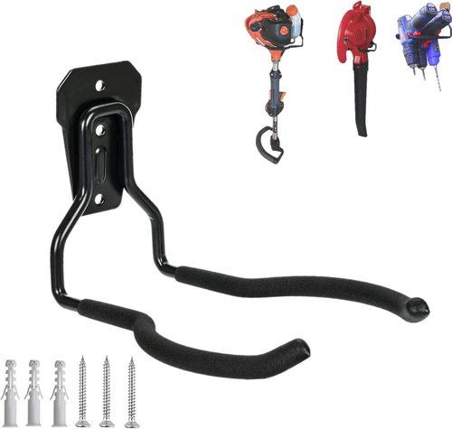 GS Alderaul Garden Power Tool Hanger - String Trimmer Wall Mount & Storage Hook for Garage