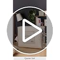 Cozy Line 100% Cotton Queen Quilt Set - White Matelasse Bedspread (3 Piece)