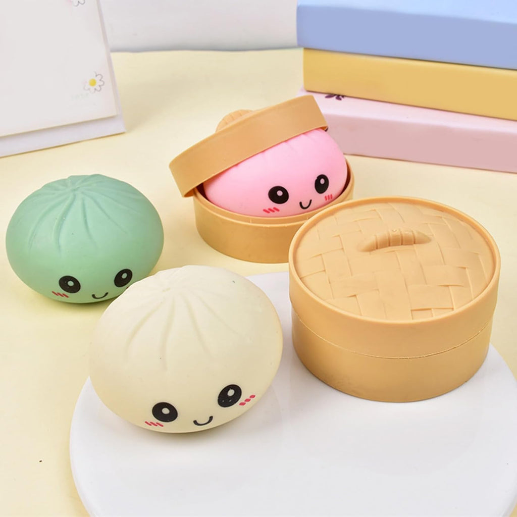 Squishy Dumpling | Mystery Box of Glittery Squeeze Stress Balls | Fun Decompression Toy