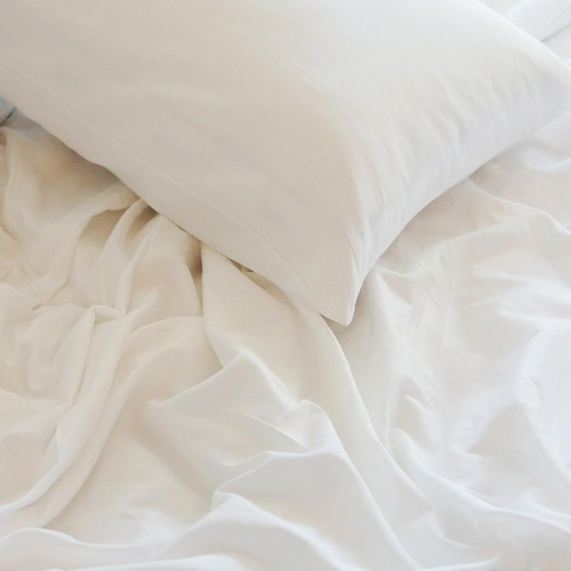 Rawlove Organix 100% Pure Organic Cotton Sheet Set - Luxury 4-Piece - Chemical Free, Breathable - White - Sensual Comfort (California King)