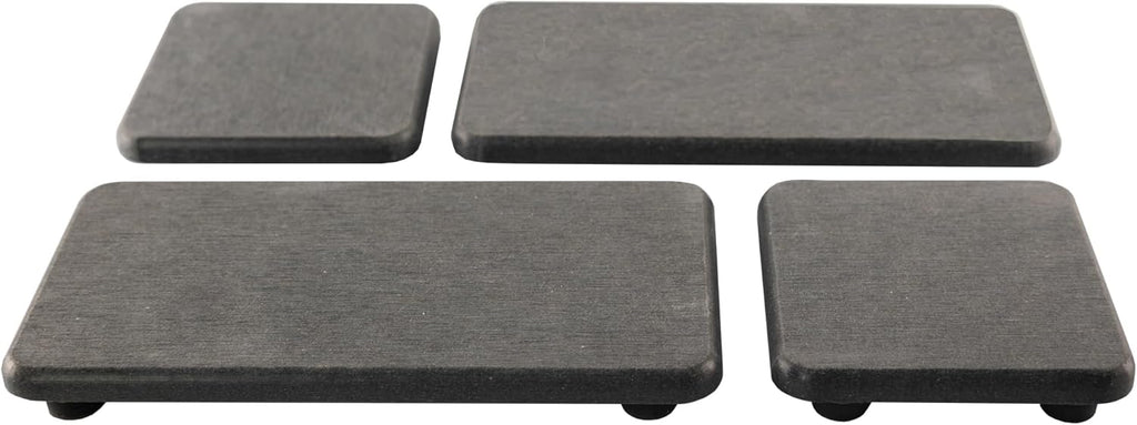NiuYichee Diatomite Coasters - Set of 4 Water Absorbent Kitchen & Bathroom Trays | Modern Home Decor