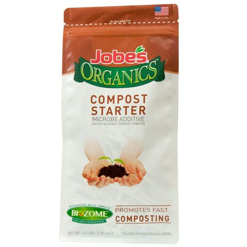 VEVOR 43-Gal Dual Chamber Compost Tumbler Bundle with Jobe's 4 lbs Organic Compost Starter