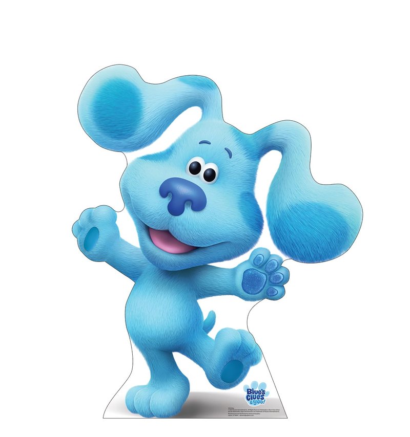 Cardboard People Blue Life Size Cardboard Cutout Standup - Blue's Clues (TV Series)